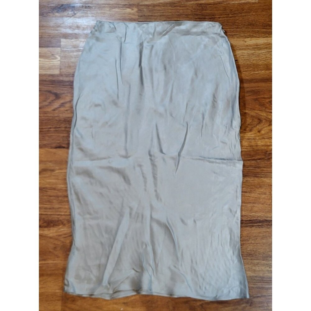 Rachel Antonoff Silky Gray Midi Skirt Size 2?
